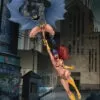 batgirl futa big cock stretching