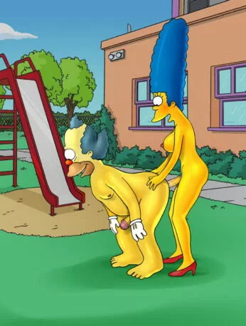 marge simpson futa fucks male porn