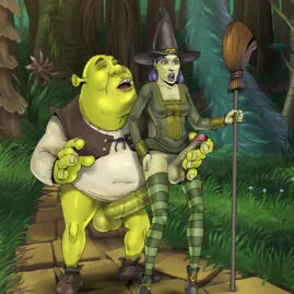 shrek porn futanari thick cock