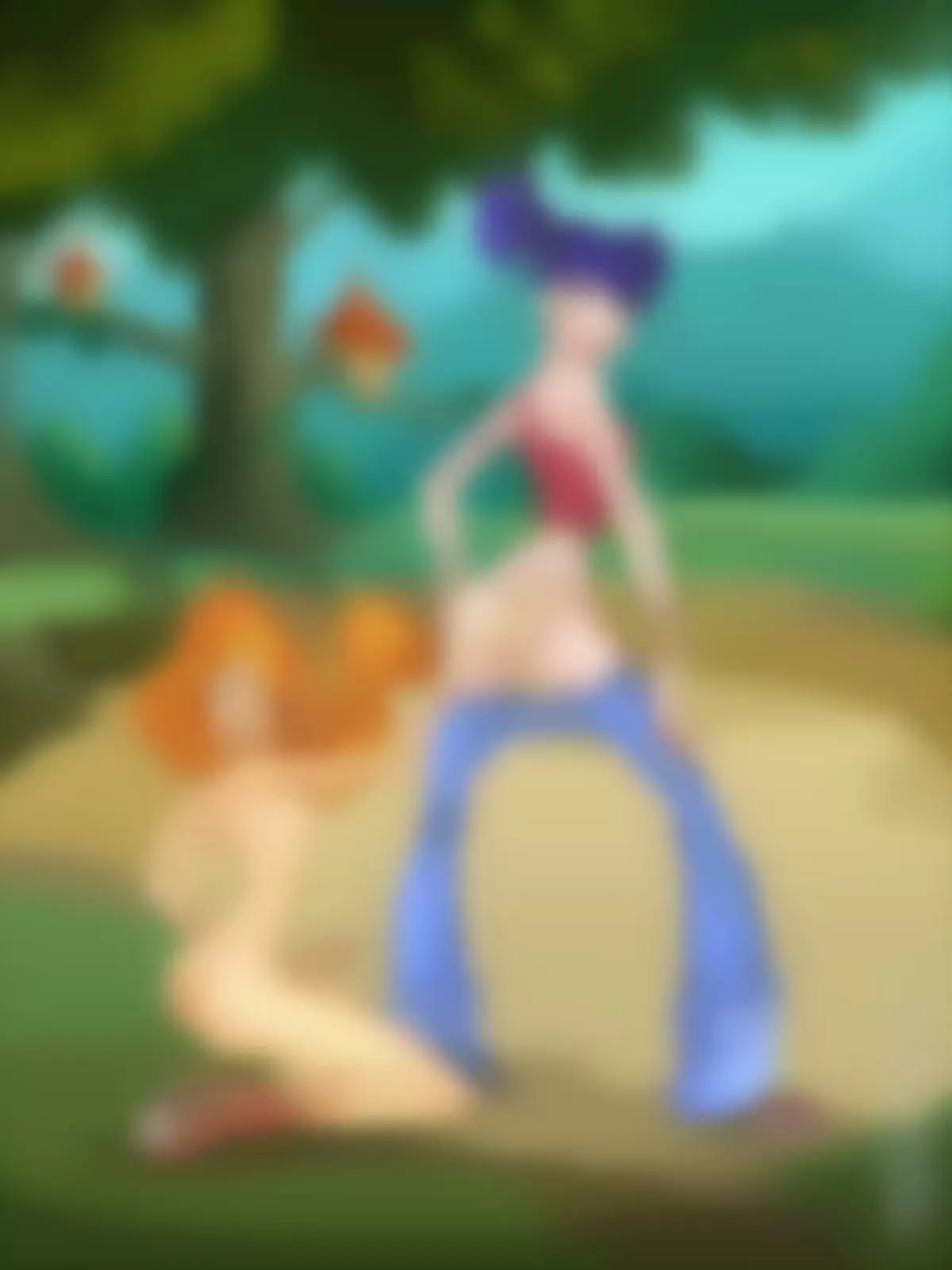 cartoon winx club porn futa spanking