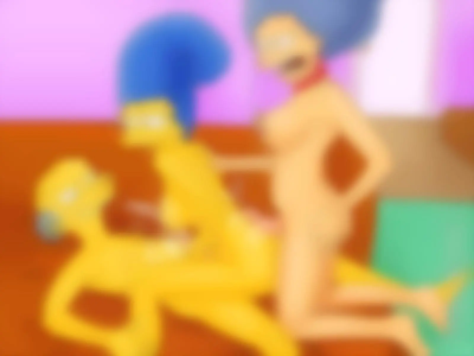 marge simpson rule 34 futa threesome