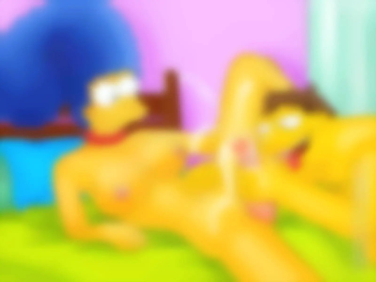 marge simpson r34 futa cheating cum