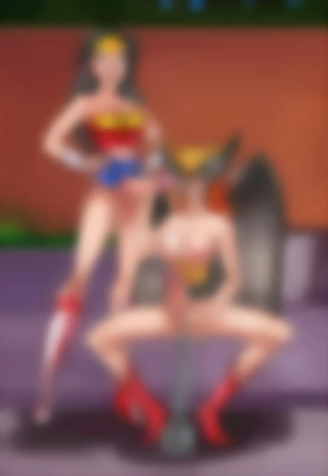 wonder woman rule 34 futa cum on face